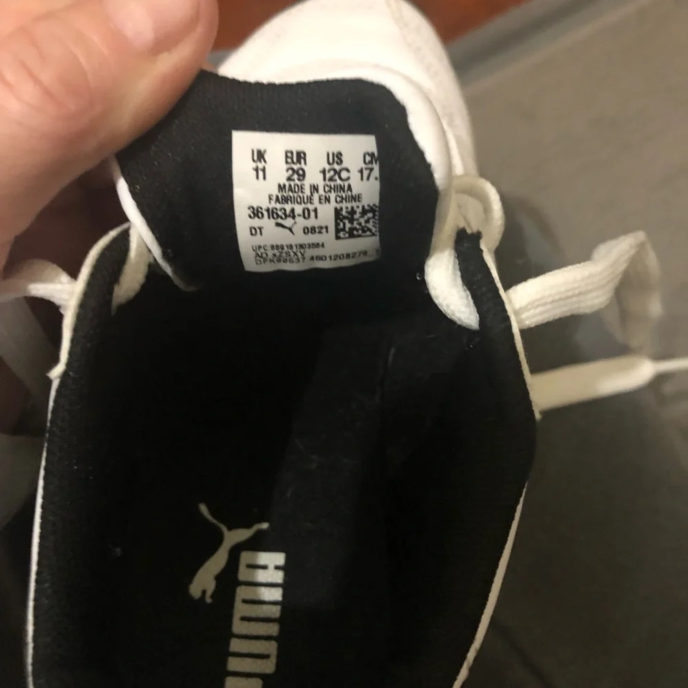 Little boys size 11 puma shoes. Practically new. - Picture 4 of 5